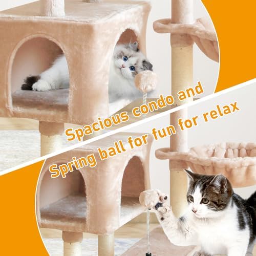 Cat Tree Cat Tower Condo Pet Activity Center Sisal Scratching Post - Image 5