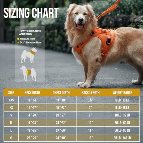 OneTigris Tactical Dog Harness Vest No-Pull Service Dog Vest - Image 3