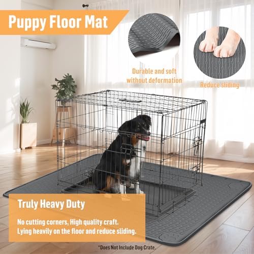 Silicone Dog Bed Mat 57"x 40" Crate Mat - Image 5
