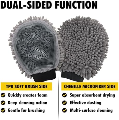 Muddy Mat® Dog Washing Gloves – Dual-Sided Pet Grooming Mitt - Image 2