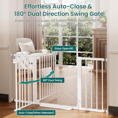 Cumbor 30-54" Extra Wide Baby Gate - Image 4