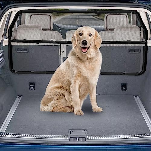 Dog Car Barrier Escape-Proof, Durable Cargo Area Dog Car Gate Trunk Barrier by SnaglePaw