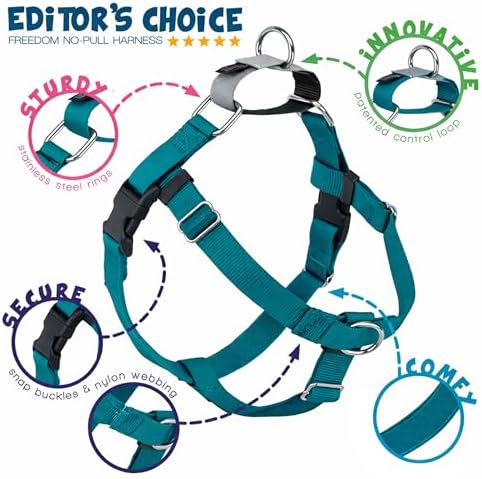 2 Hounds Design Freedom No Pull Dog Harness, 5/8 inch XS - Image 4