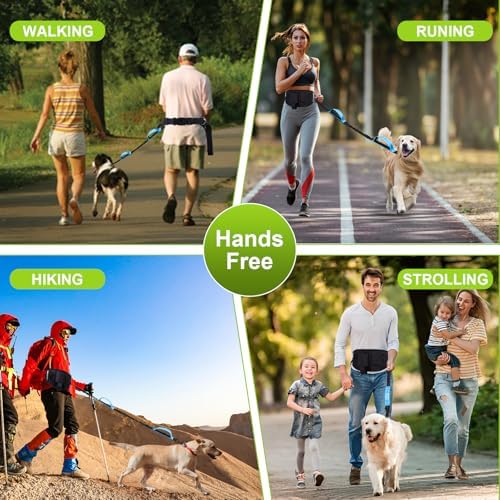 Hands Free Dog Leash, Waist Leash - Image 3