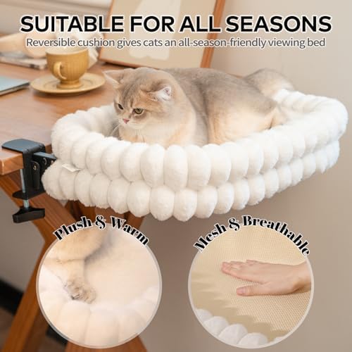 CHEERPALS Cloud Cat Bed Desk Mounted Hammock - Image 4