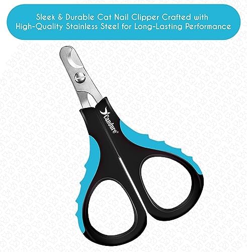 Candure Cat Nail Clipper Stainless Steel Cat Claw Trimmers - Image 4