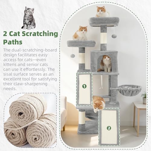 Gitelsnour Cat Tree Tower Multi-Level - Image 2
