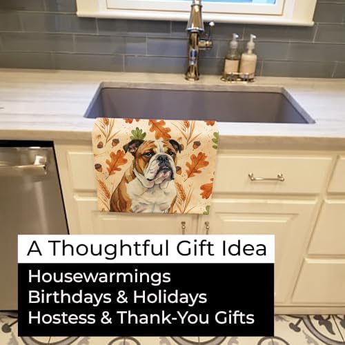 Caroline's Treasures English Bulldog Dogs Kitchen Towel 15x25 - Image 5