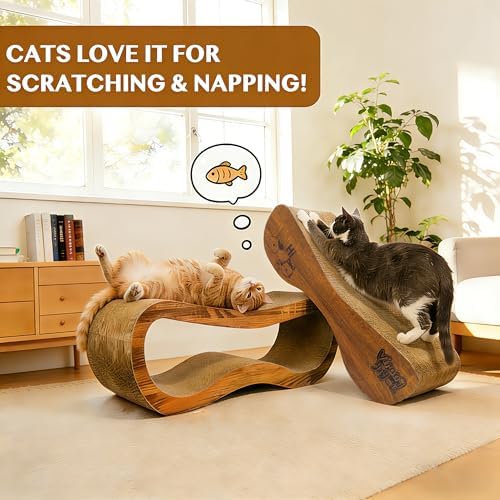 Cat Scratcher, 2 in 1 Cardboard Cat Scratchers - Image 4