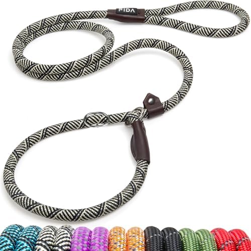 Fida Durable Slip Lead Dog Leash, 6 FT x 1/2" Dog Training Leash by Fida