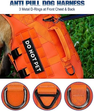 Petnanny Tactical Dog Harness Service Vest - Image 4