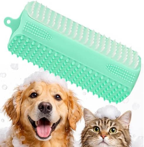 3-in-1 Triangular Dog Bath Brush by Unknown