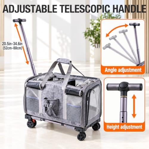 Large Cat Carrier for 2 Cats - Image 6