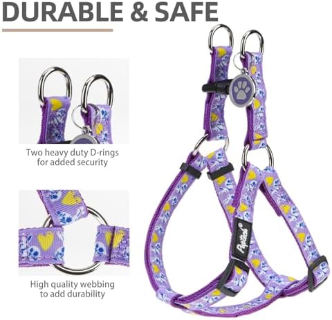 PUPTECK No Pull Dog Harness Medium Sized Step-in Adjustable Puppy Vest - Image 2