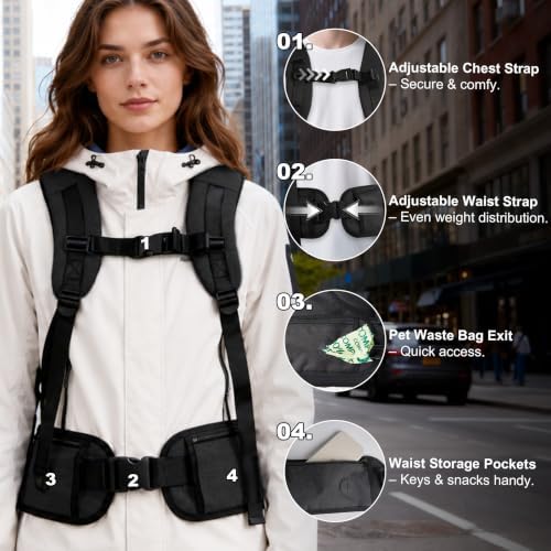Pet Carrier Backpack with Elevated Booster Pad - Image 3