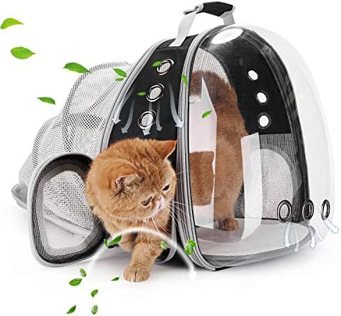 Lollimeow Expandable Bubble Cat Carrier Backpack, Supports up to 14 lbs by Lollimeow