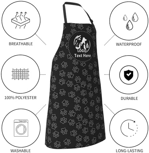 Cowcute Custom Pet Grooming Apron - Image 3