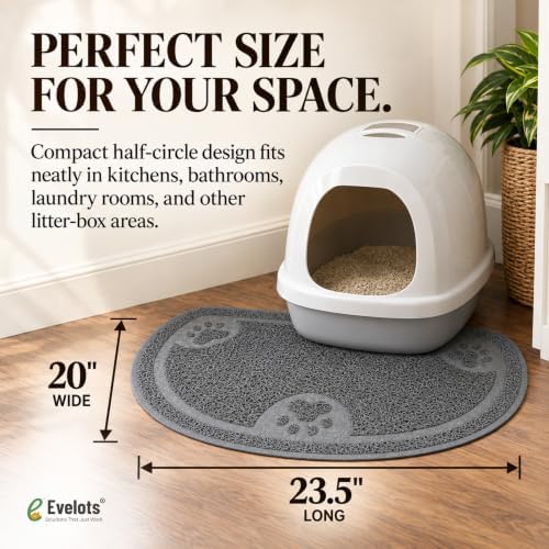 Evelots Large Cat Litter Trap Mat, Waterproof - Image 7