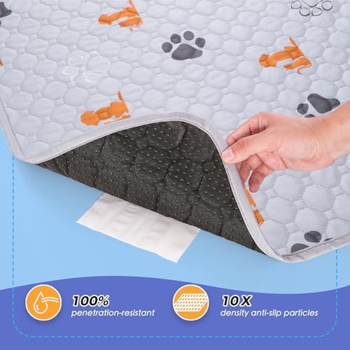 WanpeeGoo Washable Pee Pads for Dogs, Waterproof, 24 x 24 in, 2 Pack - Image 3