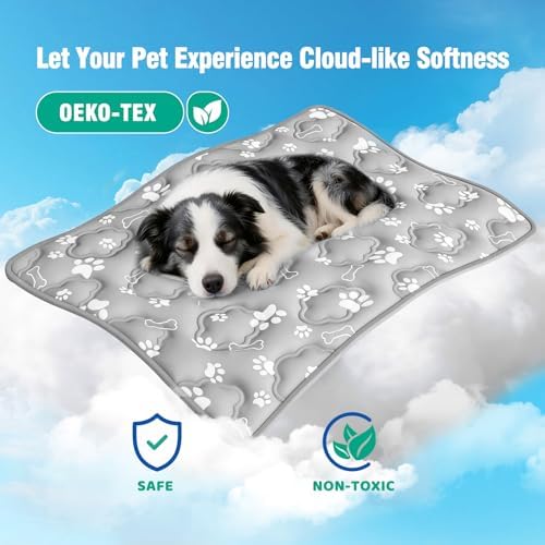 Dog Cooling Mat, Extra Large Cooling Dog Bed Mat - Image 6