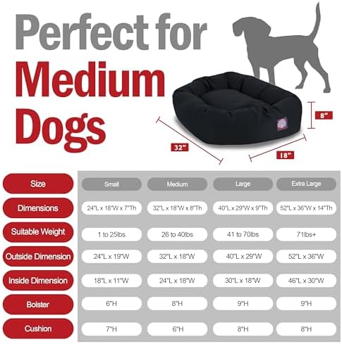 Majestic Pet Bagel Calming Dog Bed, 32 Inch Medium - Image 3