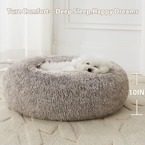 WNPETHOME Large Round Calming Dog Bed Cat Bed - Image 3
