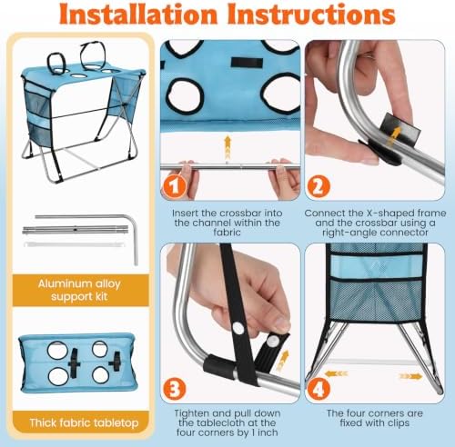 Foldable Pet Grooming Hammock for Small Dogs & Cats - 30lb - Image 7