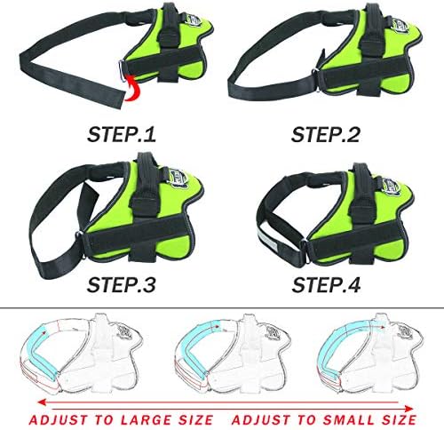 Bolux Dog Harness, No-Pull Reflective Dog Vest, Breathable Adjustable Pet - Image 3