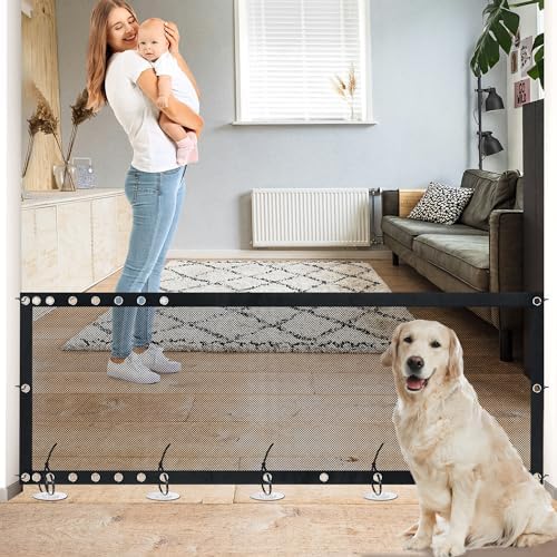 NWK 98’’ to 120’’Extra Wide Adjustable Pet Gate, 30’’ Tall by NWK