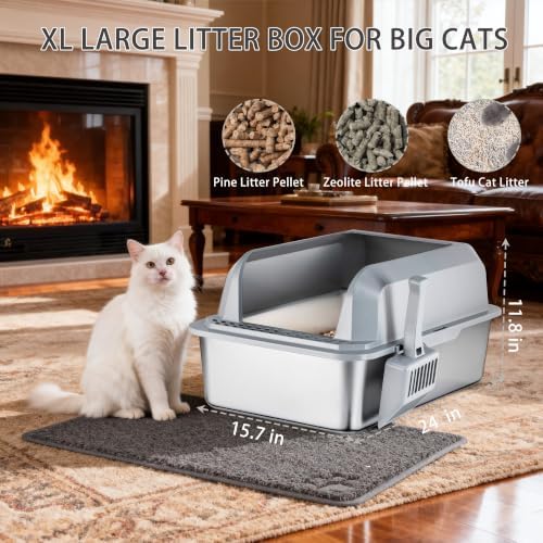 KalraMay Stainless Steel Sifting Litter Box - Image 2