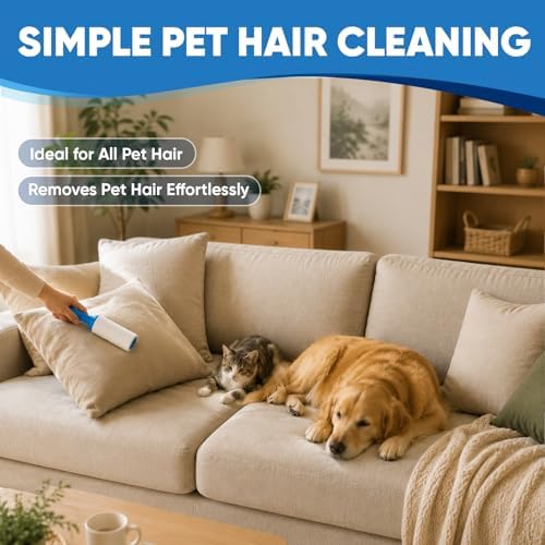 1200 Sheets Lint Roller for Pet Hair, Lint Remover Extra Sticky - Image 4