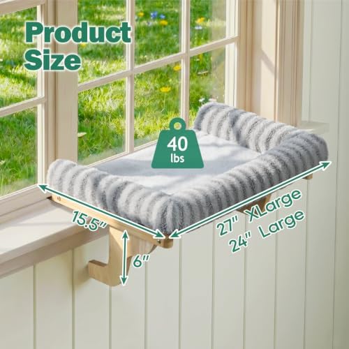 Zakkart Mellow Cat Perch for Windowsill - Image 4
