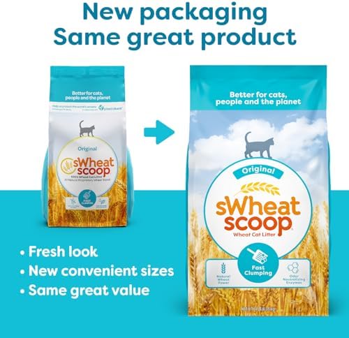 sWheat Scoop Natural Wheat Cat Litter, Fast Clumping - Image 3