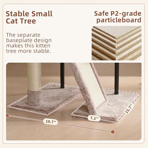 Gitelsnour Cat Tree Tower for Indoor Cat, Top Platform - Image 5