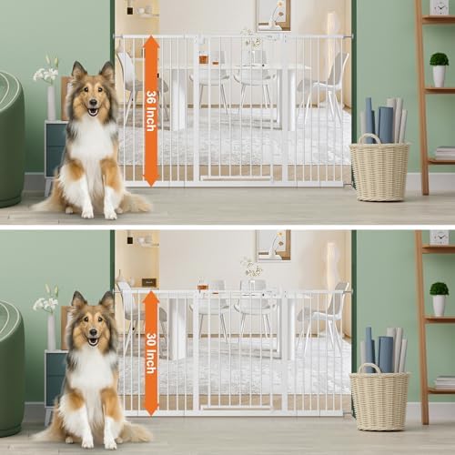 keny 36" Extra Tall Baby Gate for Stairs - Image 3