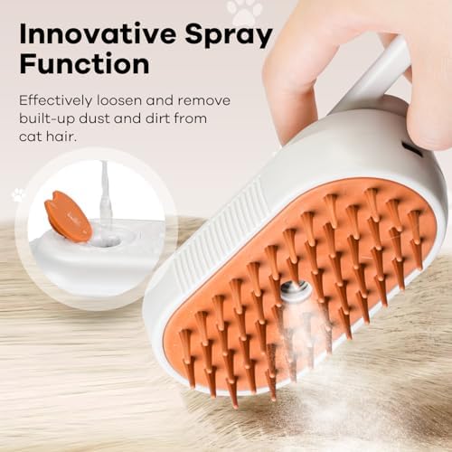 SILVLF Cat Steam Brush, Foldable Handle - Image 3