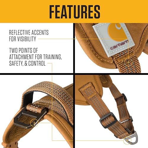 Carhartt Nylon Duck No Pull Dog Harness Faded Fatigue M - Image 3