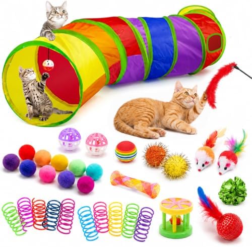 AILUKI 33PCS Cat Toys Variety Pack by AILUKI