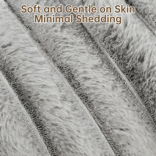 Washable Donut Dog Beds Large Sized Dog, Soft Pet Bed, 36in Grey - Image 4