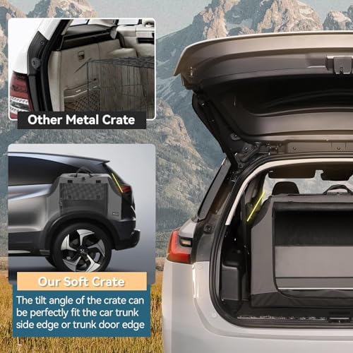 PETSFIT Collapsible Dog Crate, Portable Dog Crate - Image 3