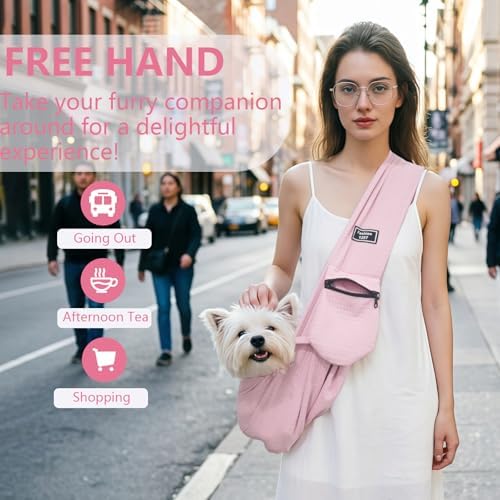Dog Sling Water-Resistant Fabric - Image 3
