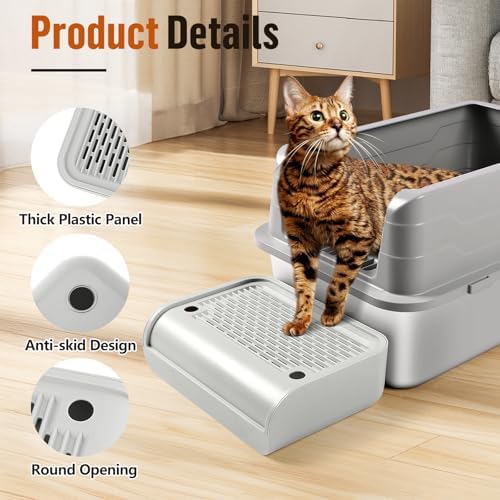 Cat Step for Litter Box, Litter Box Ramp - Image 4
