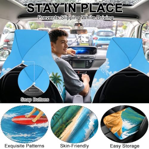 2 Pack Car Towels Seat Cover - Image 4