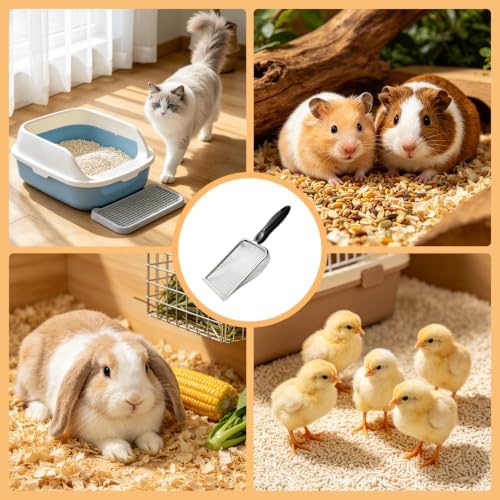 Cat Litter Scoop Metal 3.8mm Mesh - Image 5