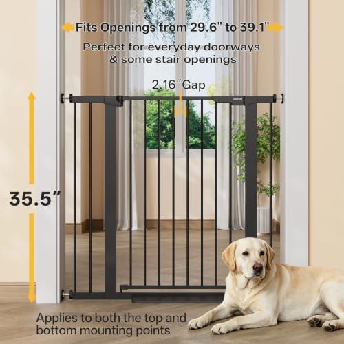 InnoTruth 29.6-39.1 in Wide x 35.5 in High Extra Tall Baby Gate - Image 2