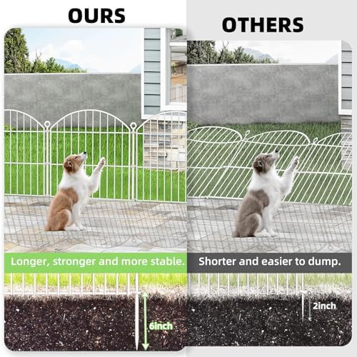 Decorative Garden Fence, 24in x 20ft No Dig Fence - Image 3