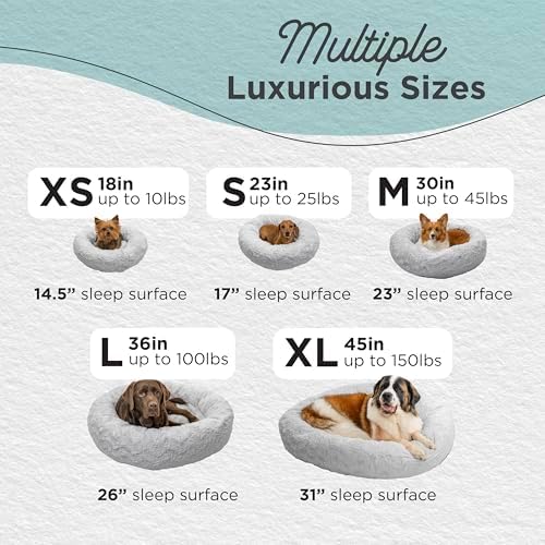 Best Friends by Sheri Original Calming Donut Dog Bed - Image 4