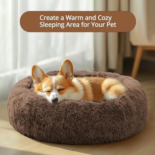 JOLLYVOGUE Calming Dog & Cat Bed 45" - Image 4