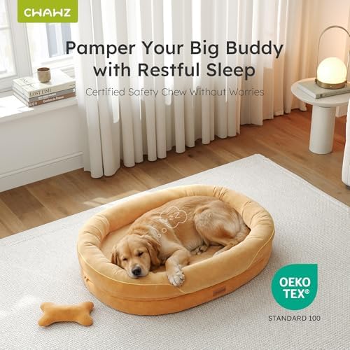 CWAWZ XL Orthopedic Dog Bed, Extra Large Dog Bed, Dog Sofa - Image 4
