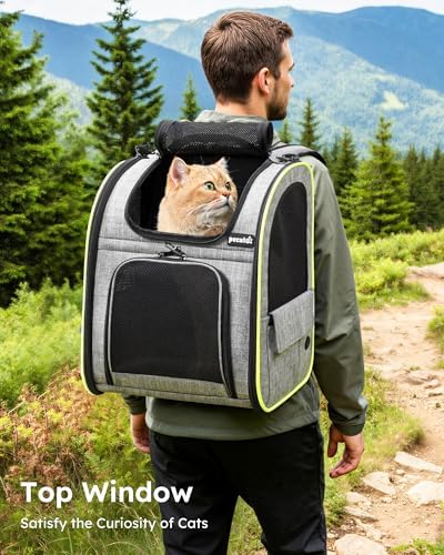 pecute Cat Backpack Expandable, Cat Carrier Backpack - Image 4
